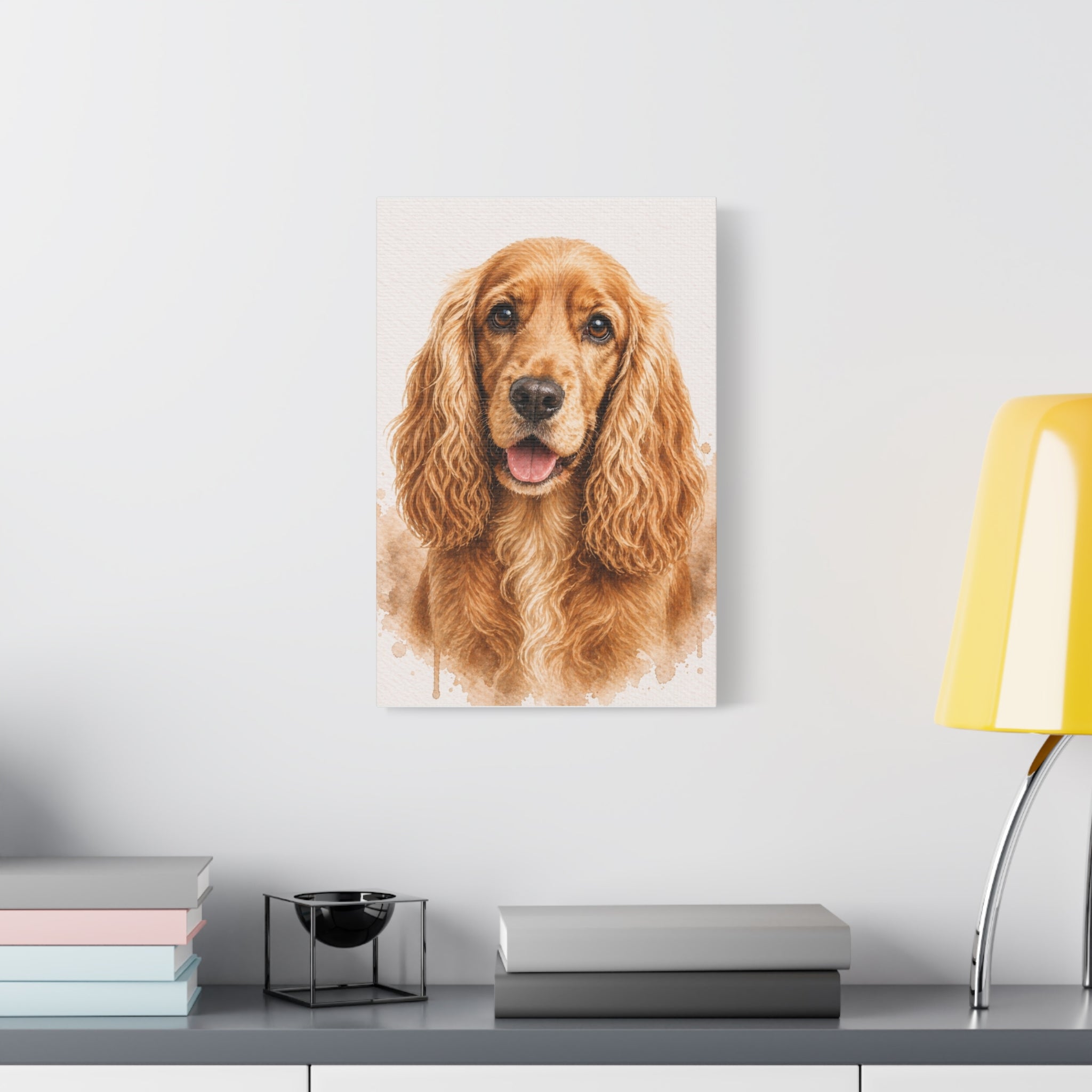 Cocker Spaniel Canvas Wall Art — Matte Stretched Dog Lover Print