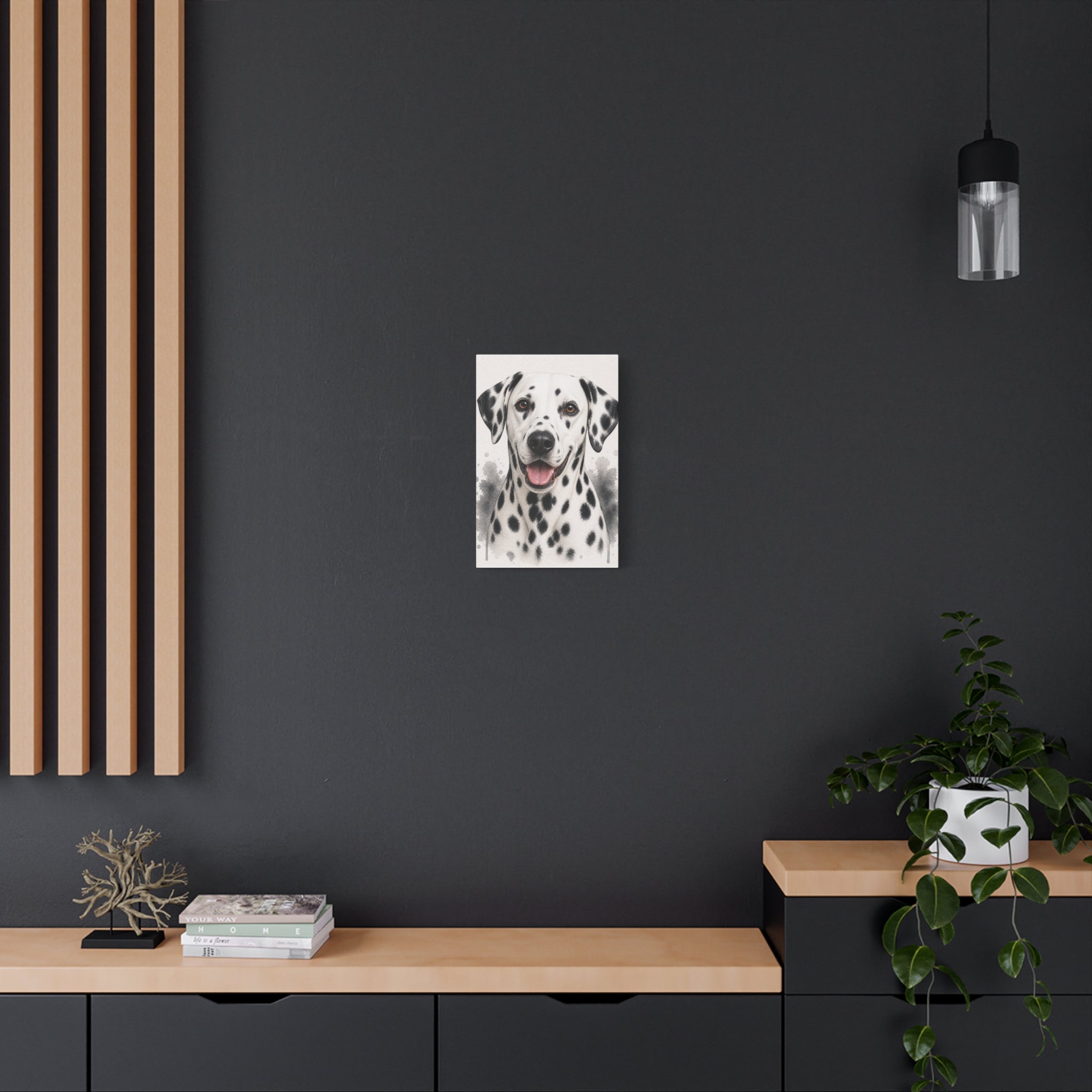 Dalmatian Canvas Wall Art — Matte Stretched Dog Lover Print