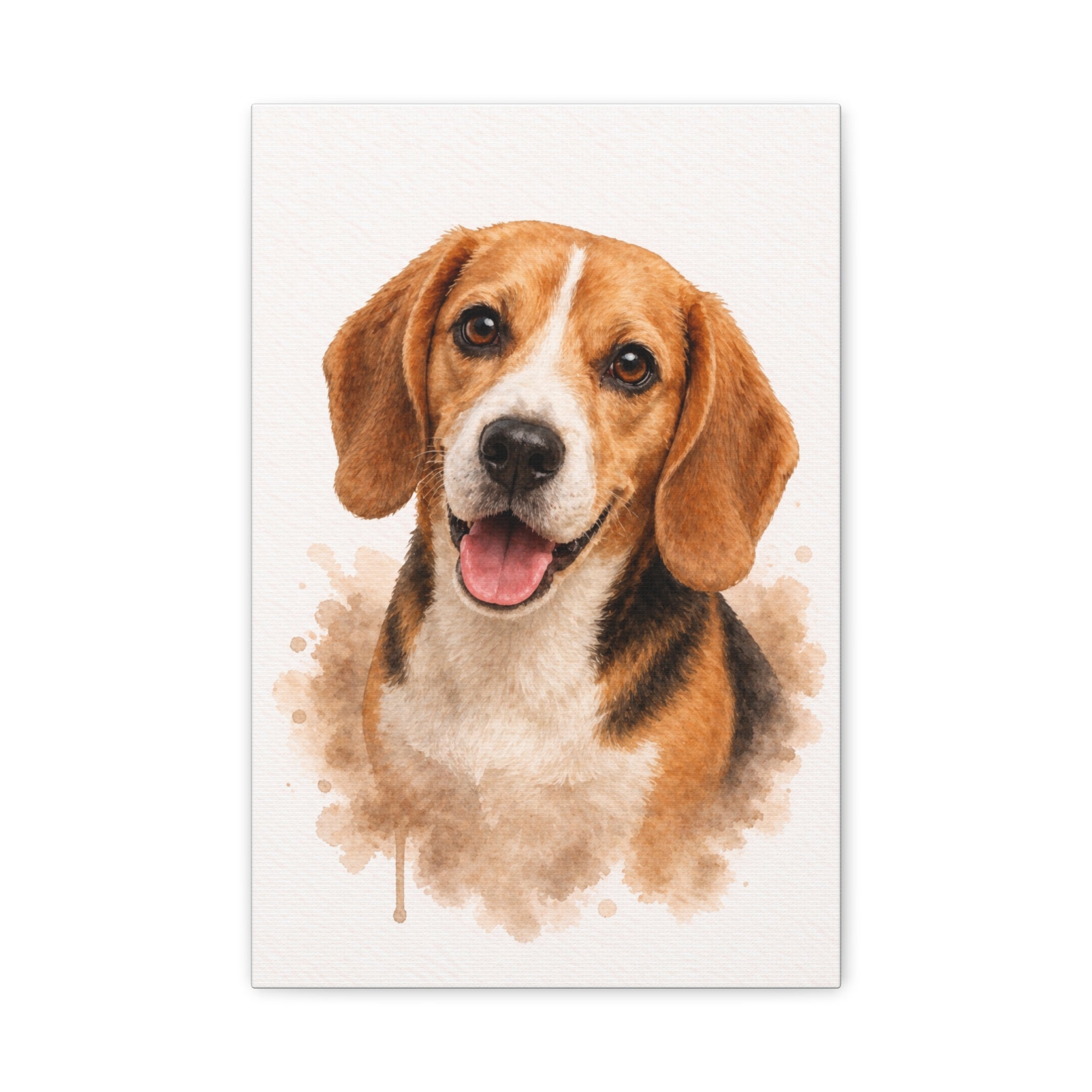 Beagle Canvas Wall Art — Matte Stretched Dog Lover Print