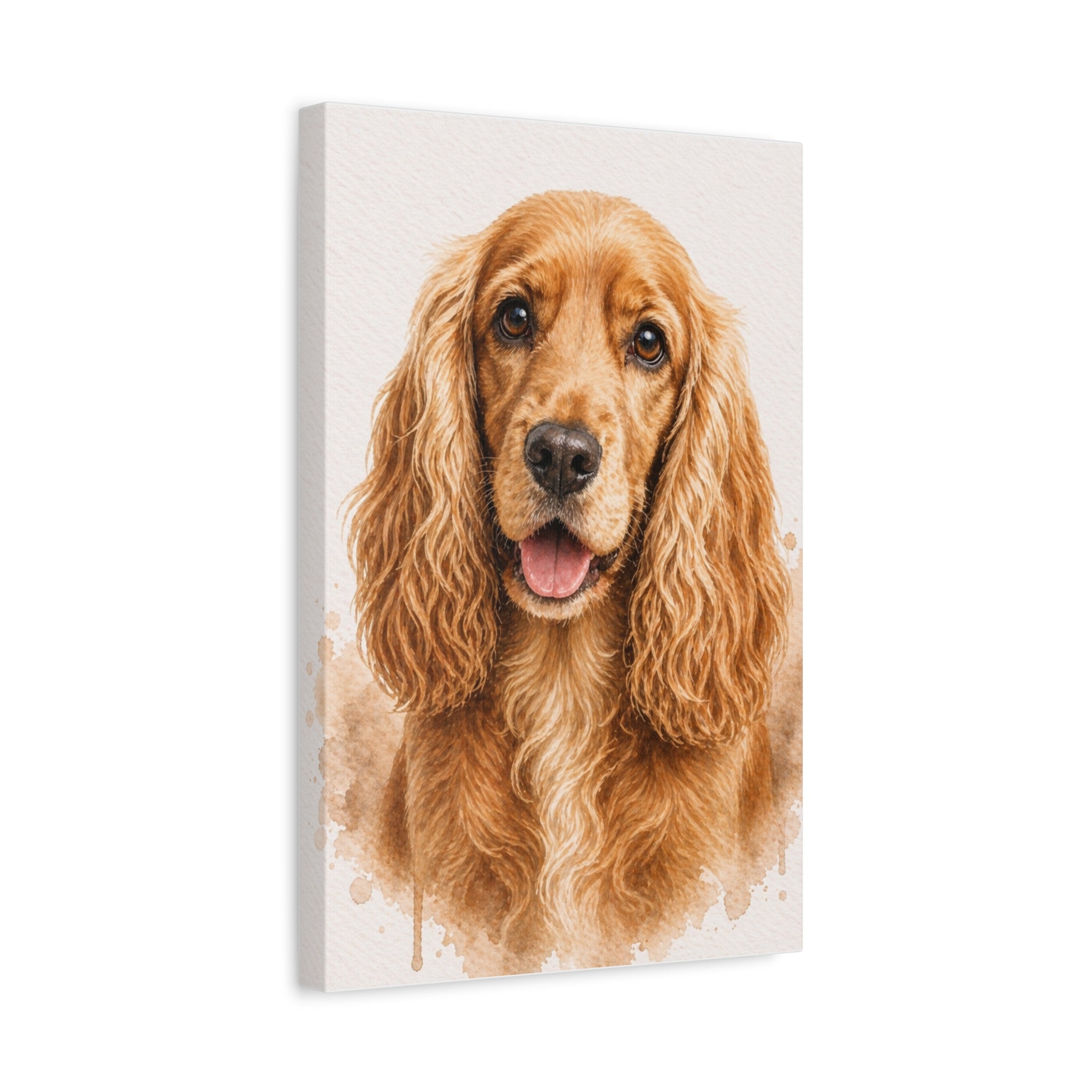 Cocker Spaniel Canvas Wall Art — Matte Stretched Dog Lover Print