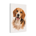 Beagle Canvas Wall Art — Matte Stretched Dog Lover Print