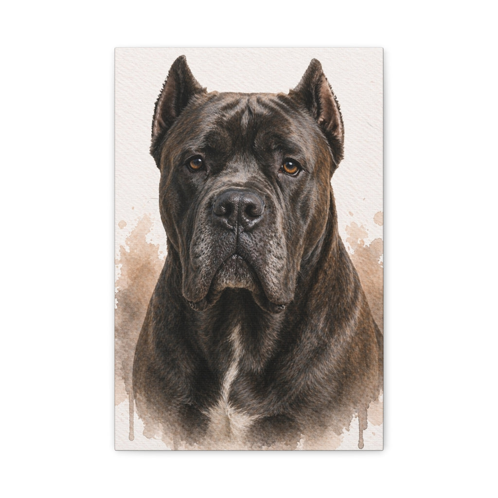 Cane Corso Canvas Wall Art — Matte Stretched Dog Lover Print