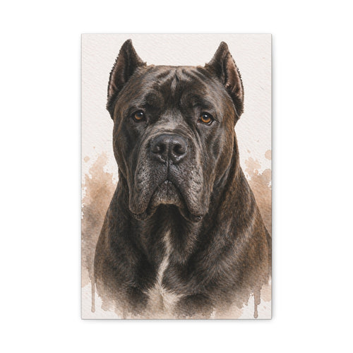 Cane Corso Canvas Wall Art — Matte Stretched Dog Lover Print