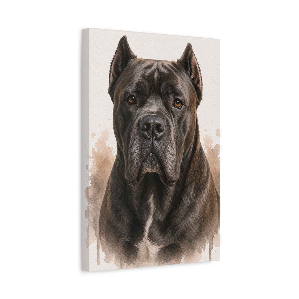 Cane Corso Canvas Wall Art — Matte Stretched Dog Lover Print