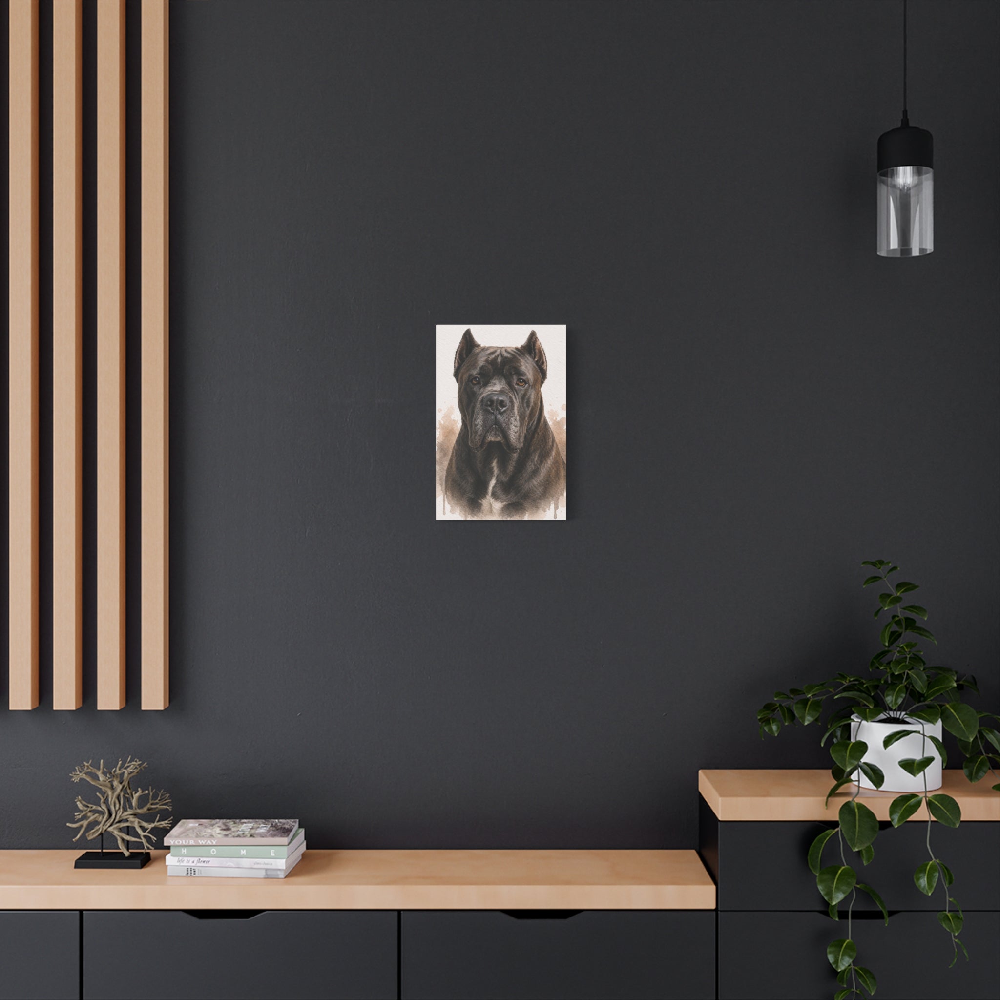 Cane Corso Canvas Wall Art — Matte Stretched Dog Lover Print