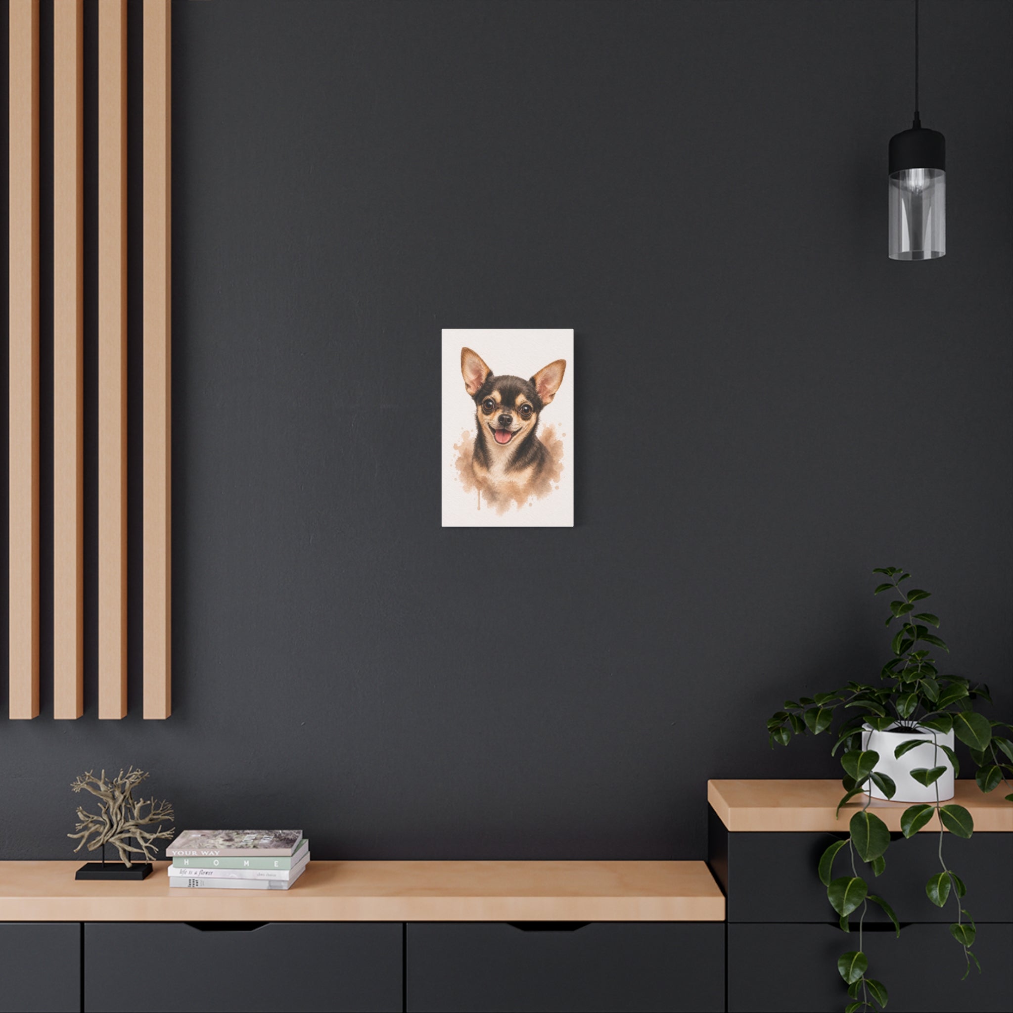 Chihuahua Canvas Wall Art — Matte Stretched Dog Lover Print