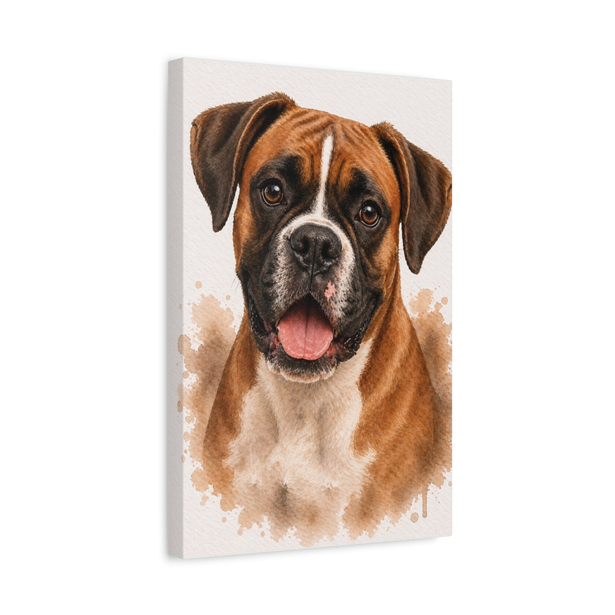 Boxer Canvas Wall Art — Matte Stretched Dog Lover Print